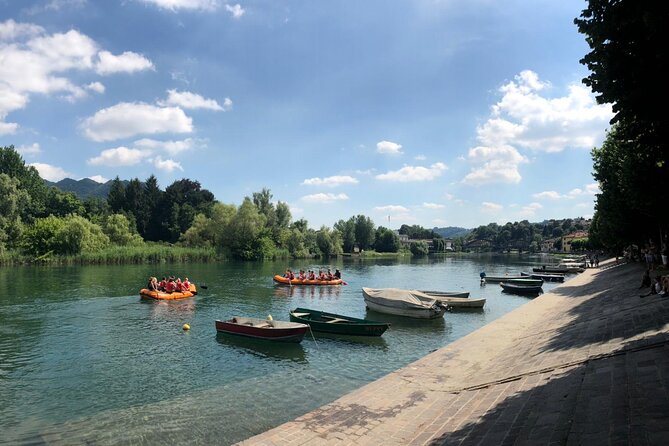 Soft Rafting on Adda River - Back to Villa d’Adda: finishing near the Leonardo da Vinci ferry