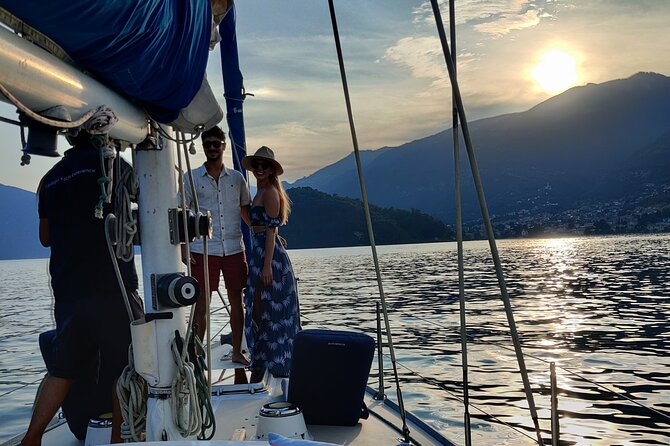 Sunset sailing on lake Como with Private Skipper - 6:00 pm timing from Bellagio, and how to plan your evening