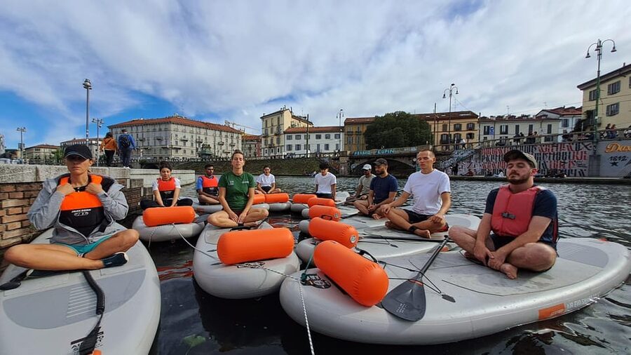 SUPMindfulness on Navigli: wellness experience in Milan - Digital detox: phone lockers, plus photos and video on their side