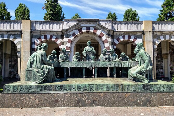 The Monumental Cemetery of Milan Guided Experience - The Campari tomb and the Last Supper-style detail