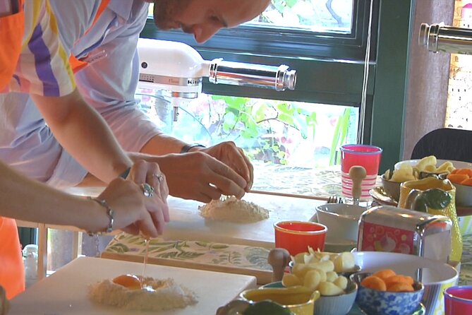 The secrets to Learn Fresh Pasta & Gelato in a Glam Home - Pasta in Three Acts: Ravioli, Tagliatelle, and Classic Sauce Logic