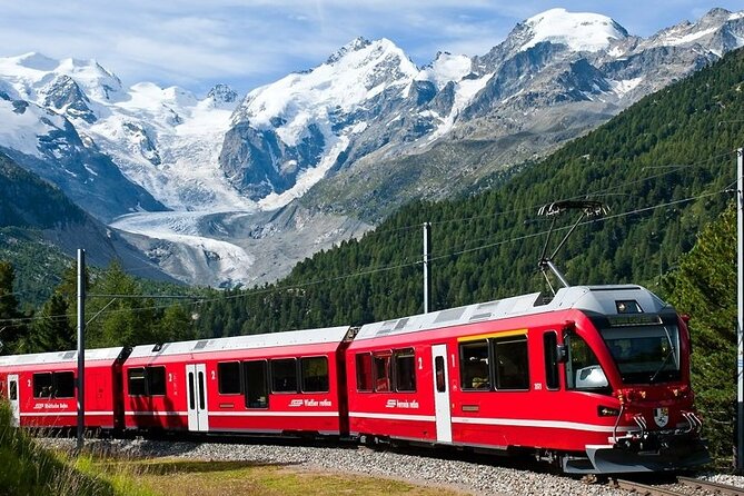 Tour Bernina Red Train And St Moritz from Milan - The Tirano border stop and the Sanctuary of Madonna di Tirano