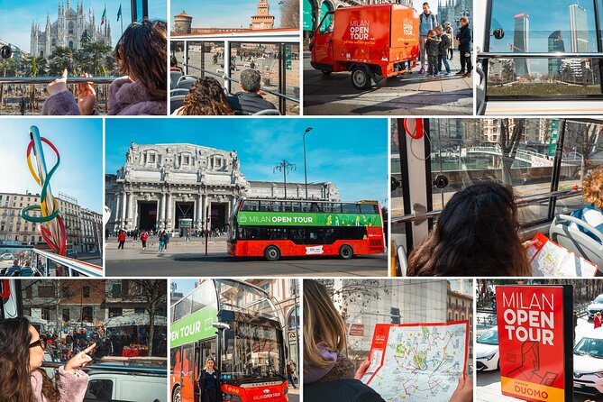 Tour of Milan by open bus, valid for 3 days - Weather-proof touring without giving up your time