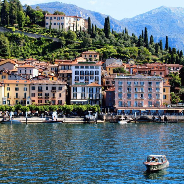 Varenna: Shared Sunset Boat Tour with a Prosecco Aperitif - San Giovanni Harbor and Bellagio Elegance in the Setting Sun